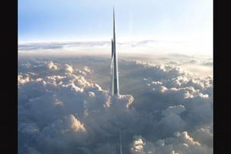 Jeddah Tower setinggi 1 kilometer akan menggantikan Burj Khalifa di Dubai sebagai gedung tertinggi di dunia.