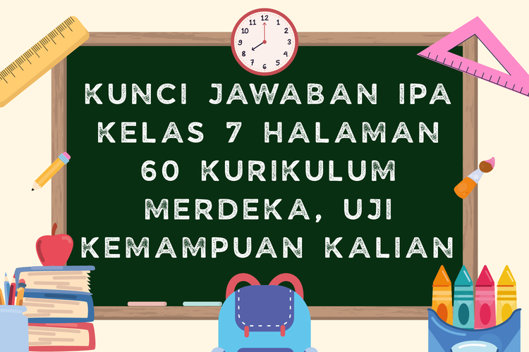 Kunci Jawaban IPA Kelas 7 Halaman 60 Kurikulum Merdeka, Uji Kemampuan Kalian 