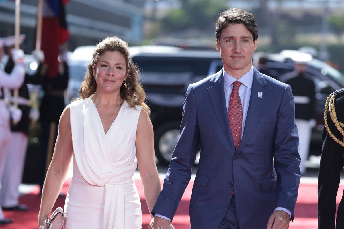 (FILES) LOS ANGELES, CALIFORNIA - JUNE 08: Prime Minister Justin Trudeau of Canada arrives alongside his wife Sophie Gregoire Trudeau to the Microsoft Theater for the opening ceremonies of the IX Summit of the Americas on June 08, 2022 in Los Angeles, California. Canadian Prime Minister Justin Trudeau announced August 2, 2023 that he and his wife of 18 years, Sophie Gregoire-Trudeau, are separating. (Photo by Anna Moneymaker / AFP)