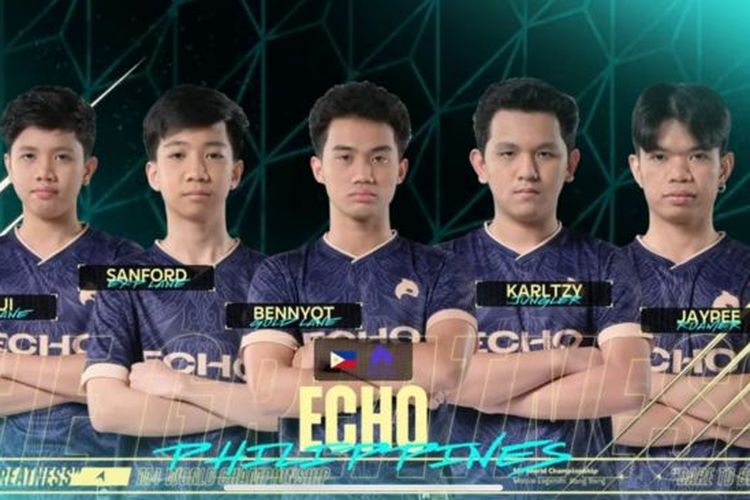 Tim Echo yang beraanggotakan SanFord, KarlTzy, Yawi, Bennyqt, dan Sanji.