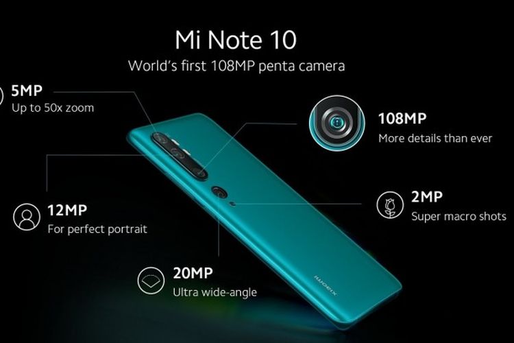 Xiaomi Mi Note 10 Resmi Dijual Di Indonesia Ini Harganya