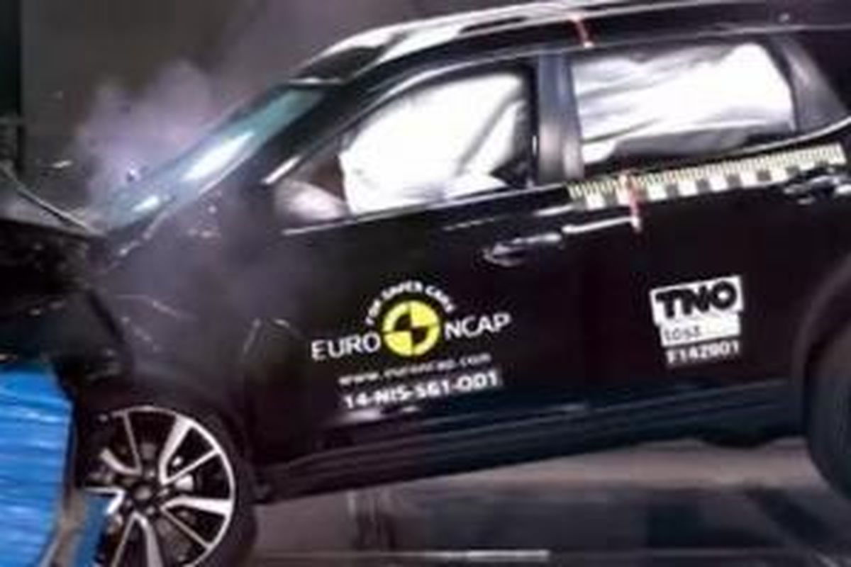 Nissan X-Trail uji tabrak Euro NCAP