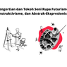 Pengertian dan Tokoh Seni Rupa Futurisme, Konstruktivisme, dan Abstrak-Ekspresionisme