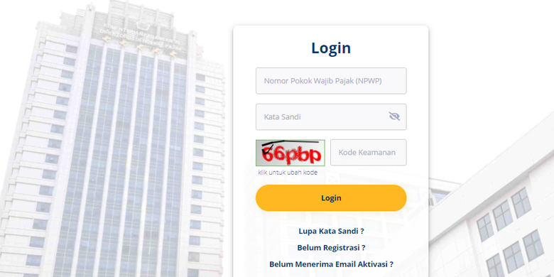 Cara Lapor Spt Tahunan Via E Filing Login Ke Djponline Pajak Go Id Halaman All Kompas Com