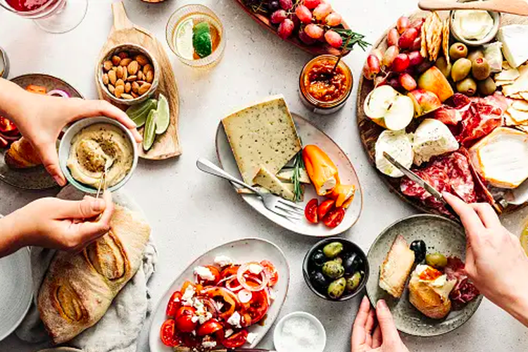 Ilustrasi makanan sehat