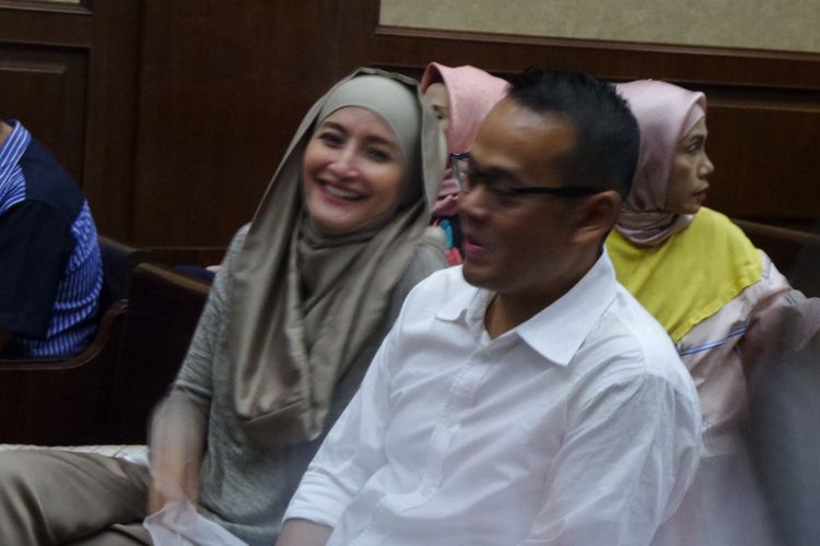 Direktur PT Merial Esa Fahmi Darmawansyah di Pengadilan Tipikor Jakarta.