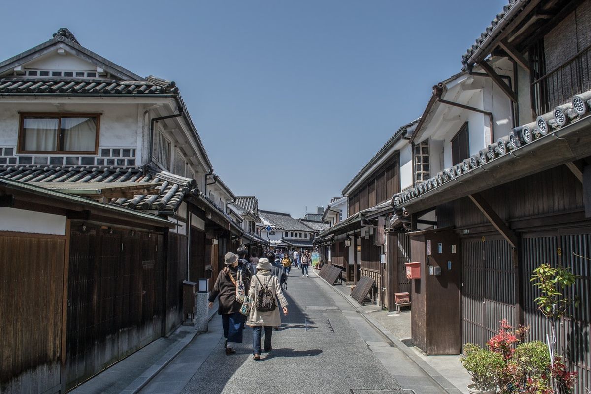 Rumah berbahan kayu di Jepang