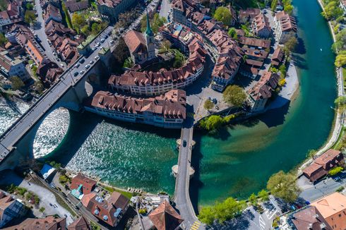 Mengenal Sungai Aare, Sungai Terpanjang di Swiss dari Pegunungan Alpen