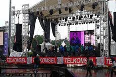 Jelang Jakarta Night Festival, Parkir IRTI Monas Masih Sepi