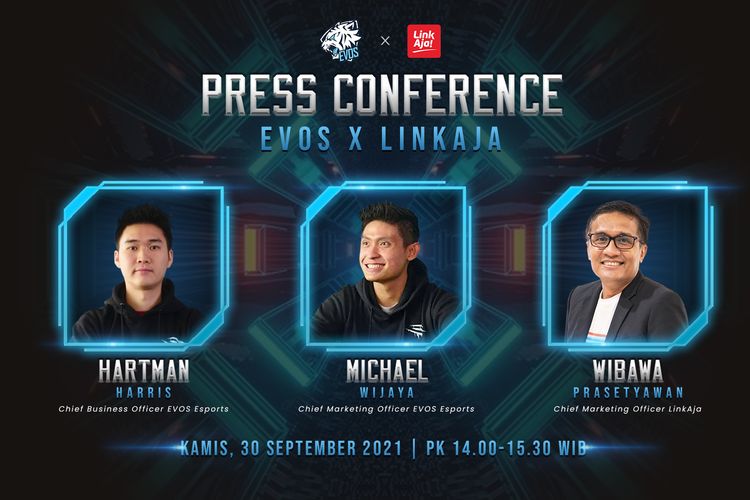 EVOS Esports mengumumkan kemitraan strategis dengan perusahaan teknologi pembayaran digital nasional, LinkAJa.