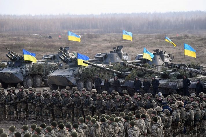 Ukraina Gelar Latihan Militer Gabungan Bareng AS dan NATO