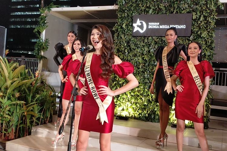 5 finalis Miss Grand Indonesia 2020 yakni, Bella Aprilia, Jessika Lagu, Kharisma Aura, Jazmine Rowe dan Nadia Ingrida.