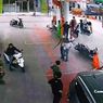 Viral Video Seorang Polisi Kejar Rombongan Siswa Konvoi Bawa Sajam hingga ke SPBU di Medan
