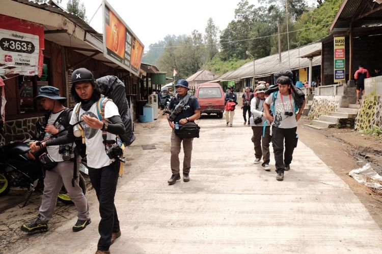 Pendakian Gunung Semeru di pos 3, via Ranu Pani, 2018.