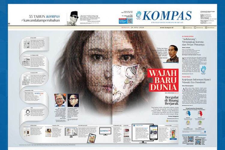 55 Tahun Harian Kompas, Berikut dan Asal-usul Nama all - Kompas.com