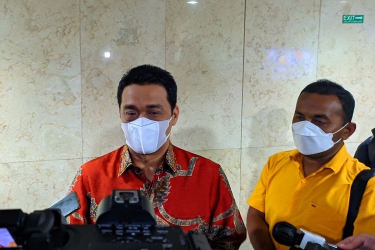 Wakil Gubernur DKI Jakarta Ahmad Riza Patria saat ditemui di Balai Kota DKI Jakarta, Senin (22/11/2021)