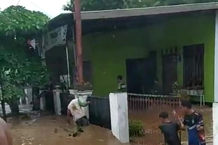 Banjir Bandang di Desa Mokong, Kecamatan Moyo Hulu Kabupaten Sumbawa Jumat (17/2/2023)