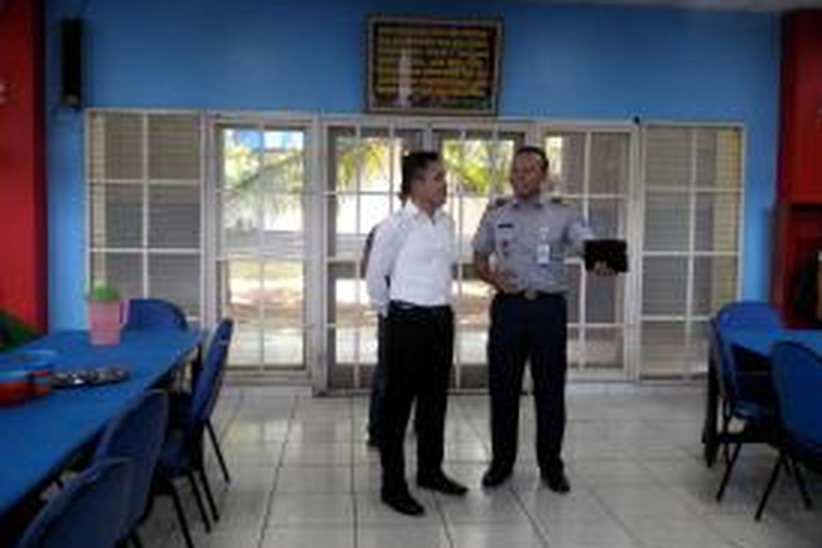 Reka ulang di ruang makan bersama Sekolah Tinggi Ilmu Pelayaran (STIP) Marunda.