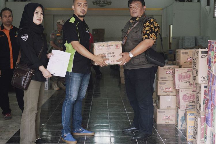 Bantuan untuk korban gempa bumi di Cianjur dari Deltalube