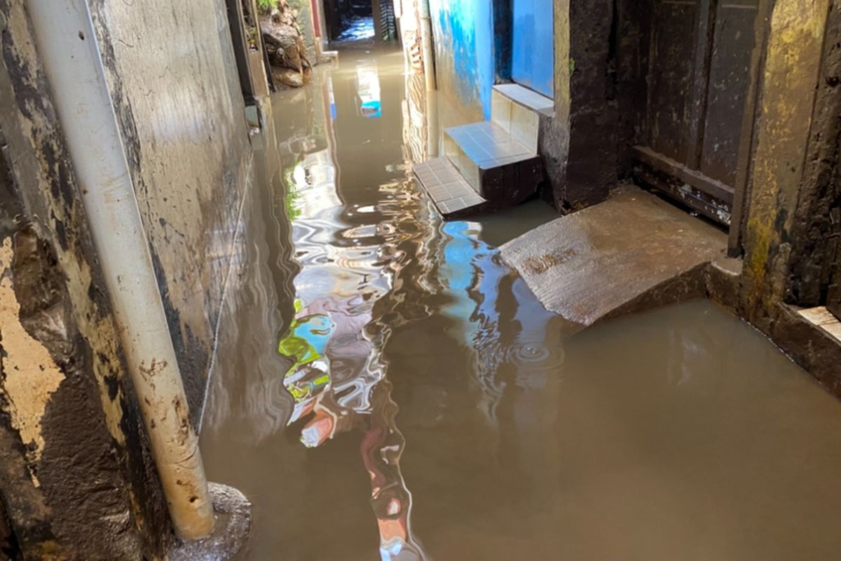 Kebon Pala Kembali Banjir, Air Mulai Naik Pukul 21.00 WIB