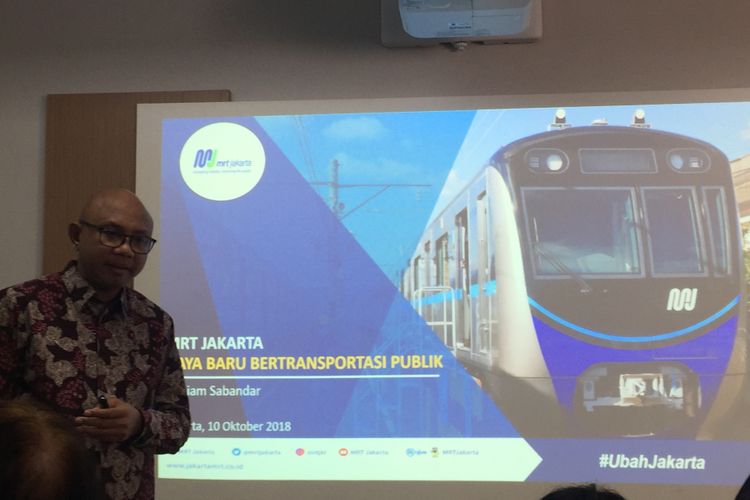 Direktur Utama PT MRT Jakarta William Sabandar