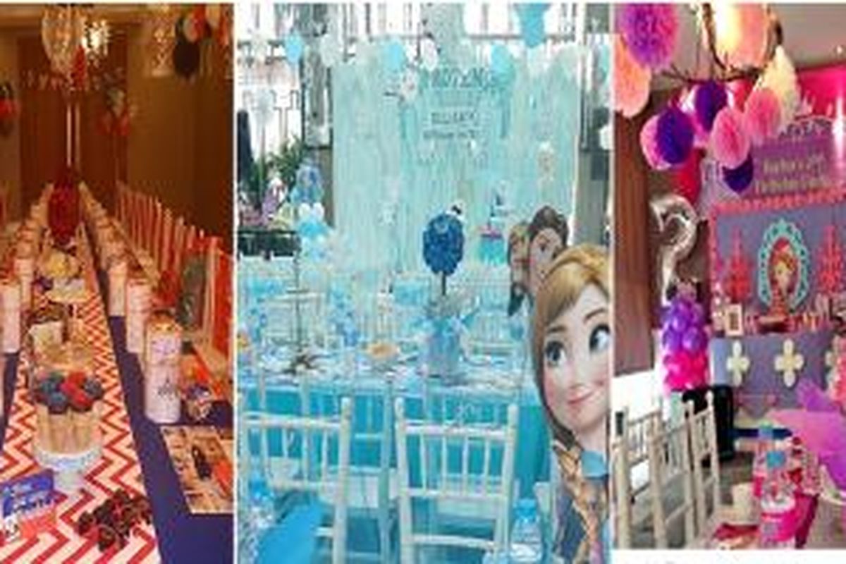 Beberapa pesta ulangtahun yang sukses digelar oleh Mom's Poppins, penyelenggara dan perencana pesta ulangtahun anak