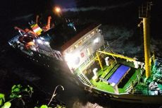 Setelah Sebulan Kandas, KM Sabuk Nusantara 46 Tenggelam di Perairan Bengkulu