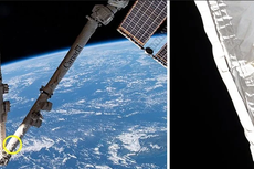 Tak Terhindarkan, ISS Ditabrak Puing Sampah Luar Angkasa