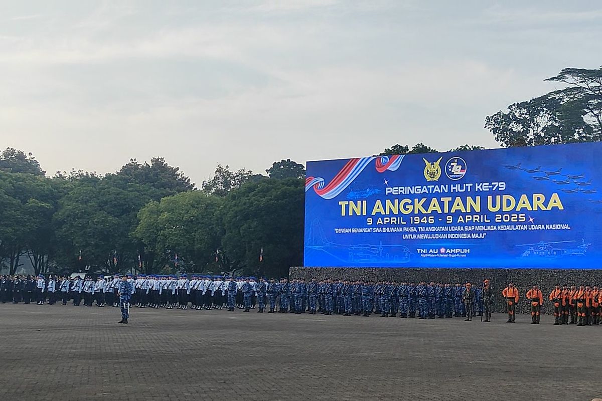 HUT Ke-79 TNI AU Digelar Sederhana, KSAU: Tidak Terkait Efisiensi
