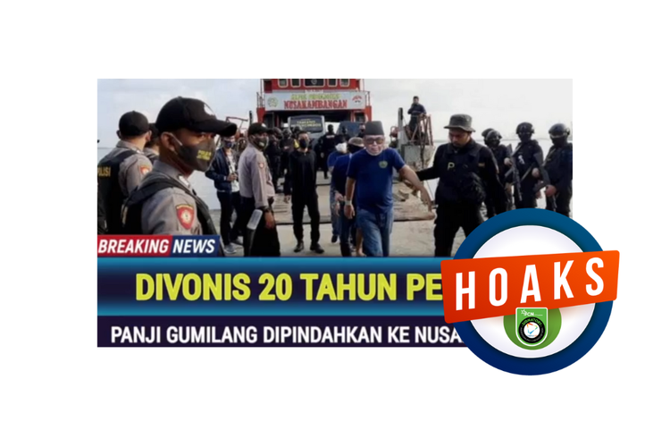 Hoaks, Panji Gumilang divonis 20 tahun penjara dan dipindahkan ke Nusakambangan
