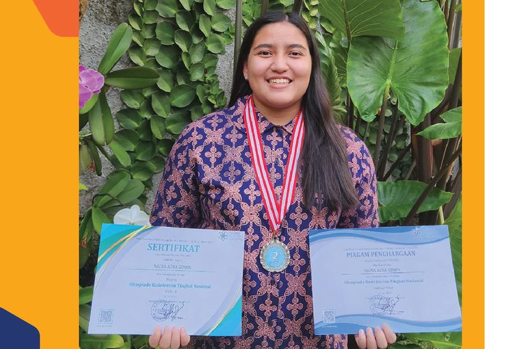 Naira Azra, Murid SMA Cikal Lebak Bulus, Raih Medali Perak di Olimpiade Kedokteran Nasional
