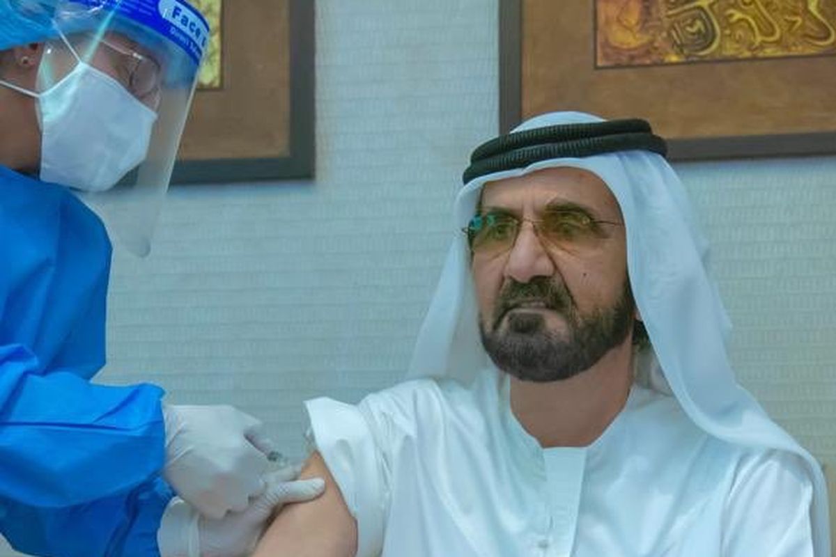Kami bangga dengan tim kami yang telah bekerja tanpa henti untuk menyediakan vaksin virus corona di UEA, tulis Al Maktoum di Twitter pada Selasa (3/11/2020). 
