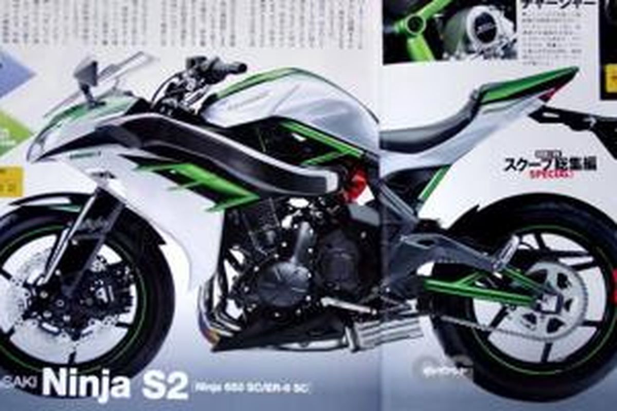 Rekayasa digital Kawasaki Ninja S2, satu lagi model supercharged setelah H2.