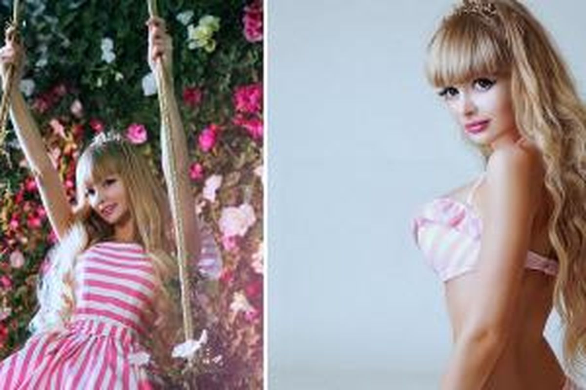 Angelica Kenova yang berusia 26 tahun mengaku bahwa wajah dan tubuhnya sangat mirip dengan boneka Barbie