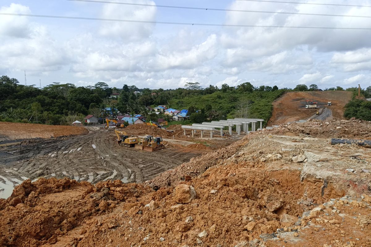 Jalan Tol IKN Seksi 3A Karangjoang-KKT Kariangau
