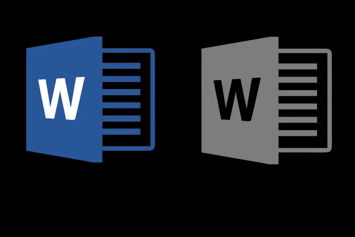 Ilustrasi Dark Mode di Microsoft Word.