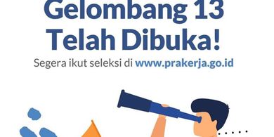 Kartu Prakerja gelombang 13.