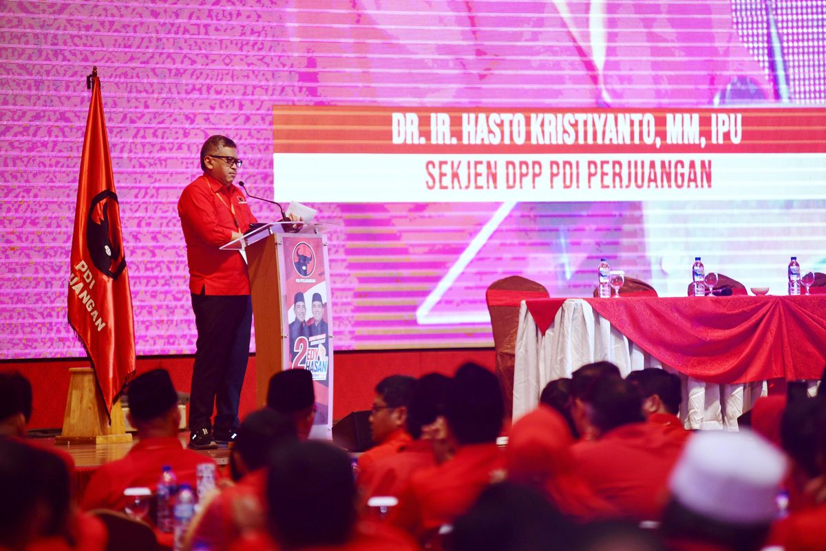 Profil Sekjen PDI-P Hasto Kristiyanto, Tersangka Kasus Harun Masiku