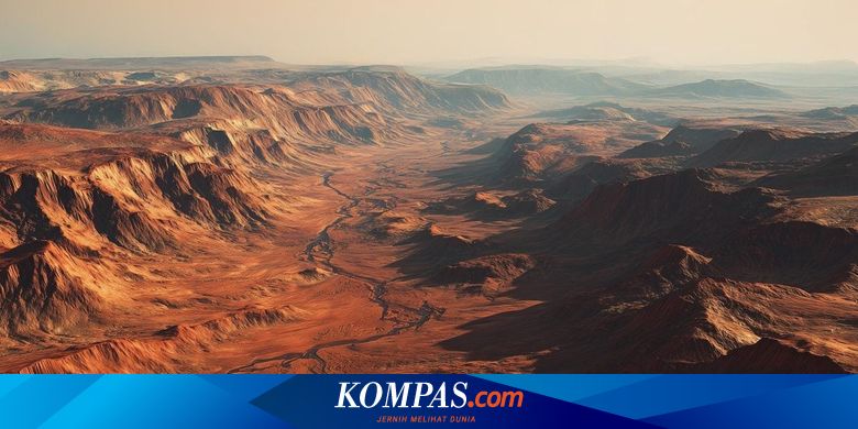 古代川の15,000キロメートルは火星で検出されます