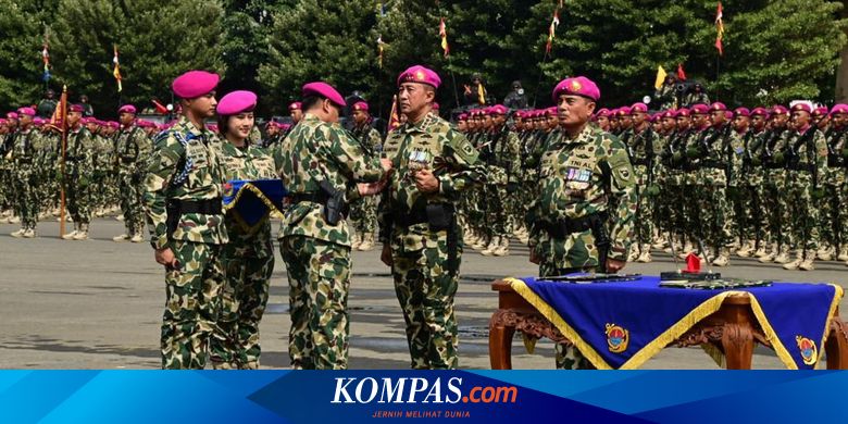 KSAL Pimpin Sertijab Dankormar, Mayjen Endi Supardi Jadi Orang Nomor Satu Korps Marinir
