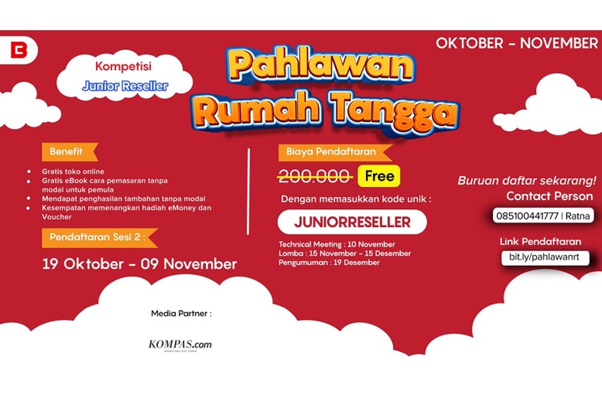 Kompetisi Junior Reseller Pahlawan Rumah Tangga 