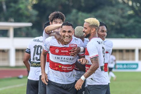 Hasil Madura United Vs PSS, Laskar Sappe Kerrab Petik Kemenangan Perdana