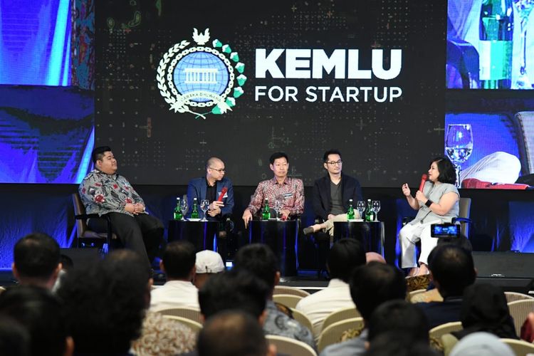Kemlu for Startup: Menarik Investasi Modal Ventura Lokal dan Internasional, Jakarta, Senin (25/11/2019).
