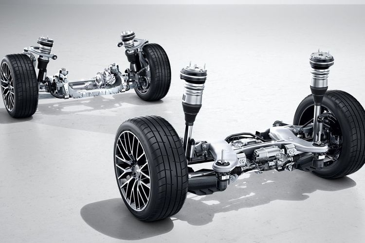 Suspensi udara Airmatic yang disematkan pada model premium Mercedes-Benz