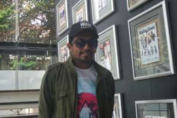 Glenn Fredly diabadikan di Rolling Stone Cafe, Jalan Ampera Raya, Jakarta Selatan, Rabu (18/5/2016).