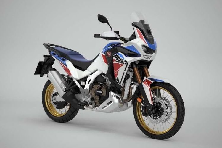 Honda CRF1100L Africa Twin 2023 warna Grand Prix Red.