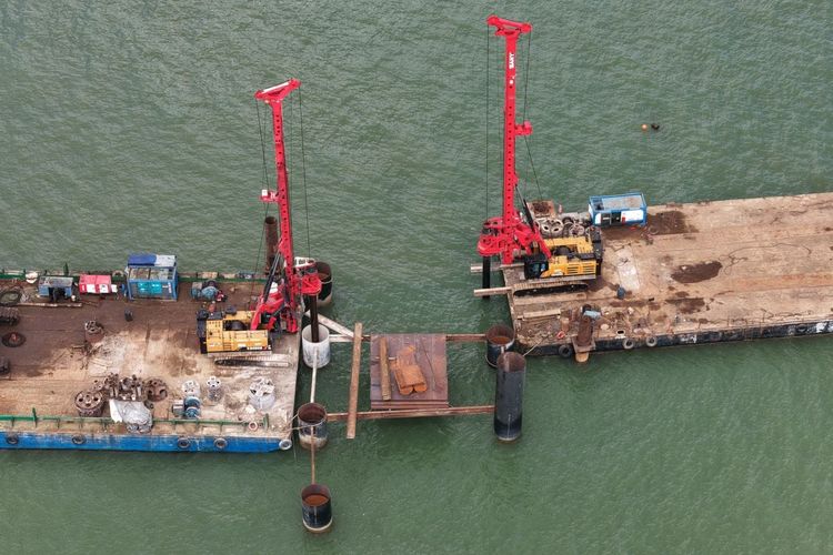 Jembatan Penghubung Pulau Kalimantan dan Pulau Laut Senilai Rp 5,25 Triliun Rampung 2028