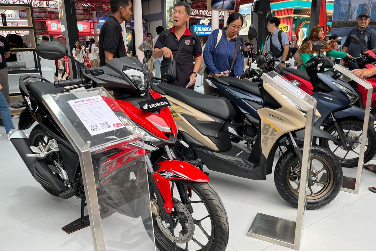 Ilustrasi booth Honda di Jakarta Fair Kemayoran 2025