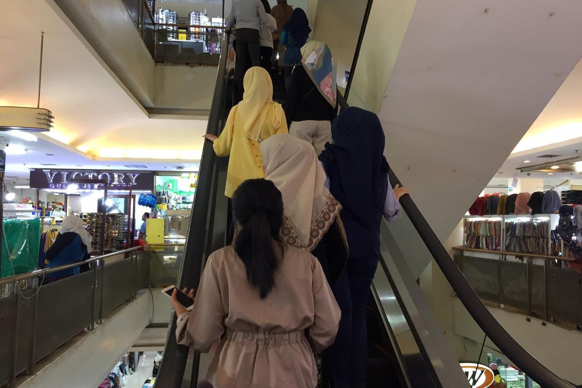 Suasana ITC Kuningan Jakarta, Kamis (4/7/2019).