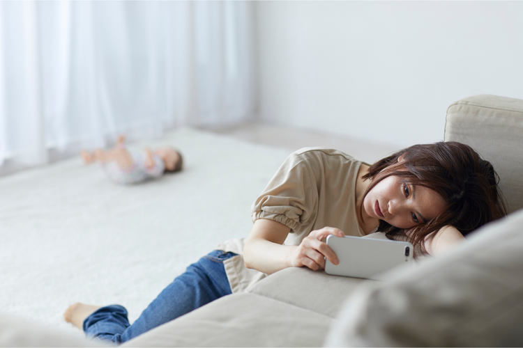 ilustrasi kelelahan tertentu yang menjadi ciri khas seseorang mengidap diabetes.